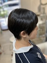 アフロディーテ(hair make aphrodite) ハンサムショート×前髪あり×黒髪ショート