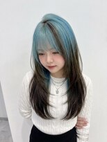 ワンズミラー 原宿(ONE's MIRROR) ハッシュカットグレージュデザインカラーツートンカラー原宿駅
