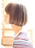オトナ女性・お手入れ簡単カジュアルボブ