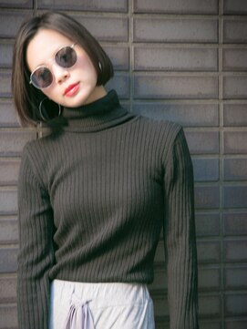 リリアン 表参道(relian) ブラックアッシュ×ボブ おしゃれ上級者に♪