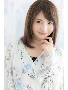 ミック 日暮里店(miq) レディに仕上げたダークカラー上品クラシカルワンカールミディa