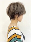 マッシュショート/ショートボブ/耳掛けショート/ハイトーン