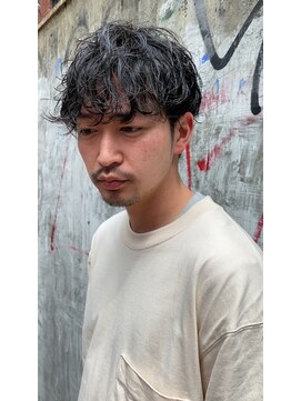 ケシキ大名(keshiki) 無造作癖毛風スパイラルマッシュパーマ/keshiki 大名