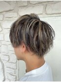 ツーブロックメッシュスタイル