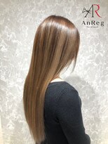 アンレッグ(AnReg)&nbsp;【アンレッグ】艶ロング×フォギーベージュ