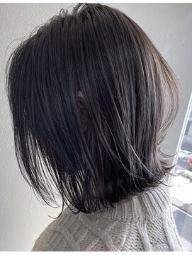 シャンプーボーイエイムス(SHAMPOO BOY aims) 切りっぱなし×グレージュ