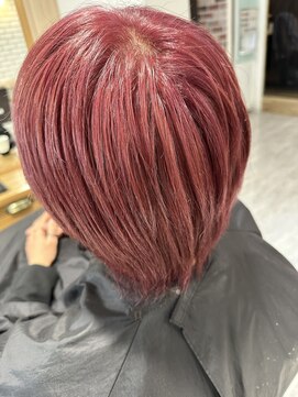 シエル 千葉店(CIEL) 【メンズ】ブリーチカラー＊ベリーピンク