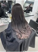 ピンクシルバーグラデーションカラー