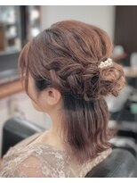 ニシンザ(NISHINZA)&nbsp;波巻きハーフアップ