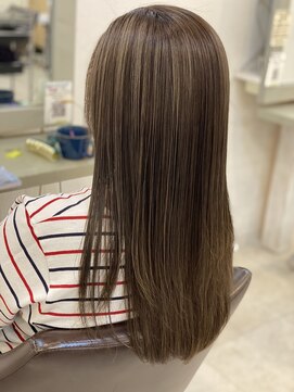 ヘアーサロン イルア 北越谷(hair salon I'LUNA) 白髪ぼかしハイライトベージュ