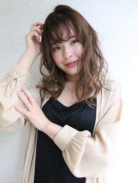 ブゾン(buZon) 【buZonブゾン】くっきりウェーブ×ベージュカラー