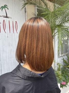 ステラ クルー(STELLA CRUISE) 《ツヤ感》ミディアムボブストレート