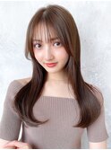 るなstyle 髪質改善薄め小顔バング 顔周りレイヤー 20代30代40代