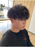 ツイストスパイラルパーマ メンズパーマ マッシュ