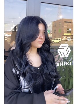 シキ(SHIKI) blue black