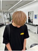 JILL STUDIO メンズ×ブリーチカラー×イエローベージュ