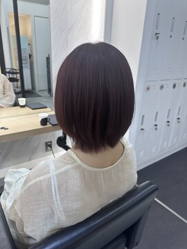 レム 仙台店(L.E.M) ボブレイヤー×チェリーブラウン