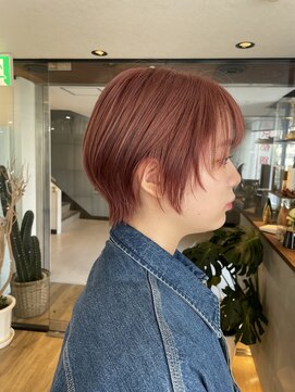 エヌプラス(N+) ホワイトグレージュミニウルフチェリーブラウンデジタルパーマ