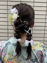 バサラ 池袋店(VASARA)&nbsp;ツインポニー♪着物ヘア/浴衣ヘア/卒業式ヘア/成人式ヘア