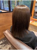 大人女性の美髪ストレートand髪質改善水素トリートメント