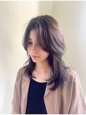 フェミニンロング似合わせカットミディアムスパイキーショート