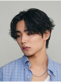 仙台フェザーショートフェザーパーマセンターパート毛流れ強め◇