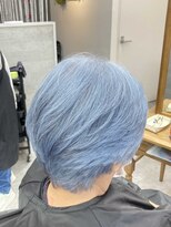 オーワンシーオー(o1co)&nbsp;【 白髪 / ブリーチ無し / ブルー 】