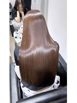 イオエ 岡本(ioe) 前髪/アンブレラカラー/こなれミディ/髪質改善/縮毛矯正