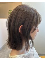 ランガリ ヘアアンドスパ(Rangali Hair&Spa)&nbsp;【別府　Rangali】ぷつっとボブ /  スモーキーベージュ