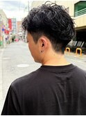 #サーフカール#スパイキーショート#ブルーブラック#船橋