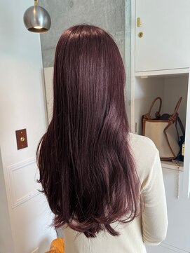 ファロルーエ(falo Ruhe) チェリーレッド×ロングレイヤー