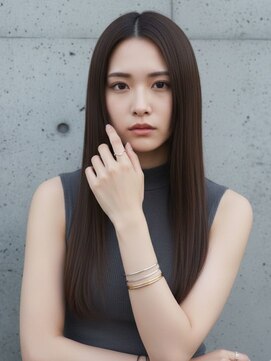 ヘアサロンM 新宿 ロング×ストレート