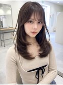 韓国ヘア/レイヤーカット/髪質改善/顔まわり/前髪/くびれヘア