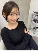 ストレート×丸みショート＊森本ひろか＊