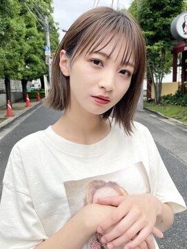 ガーデン 渋谷(GARDEN) 小顔大人ボブ暗めカラーミディアムデザインカラー