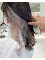 レイズ 国分寺店(RAYS)&nbsp;イヤリングカラー・ボブ・ホワイトグレージュ　[国分寺]