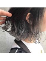 アコット(Acotto.)&nbsp;ラベンダーグレー/外ハネボブ/インナーカラー[下北沢Acotto]