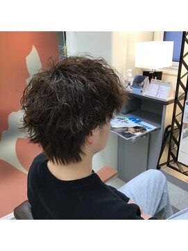 アールモンドヘア新世界 ♯メンズパーマ♯シャドーパーマ♯波パーマ