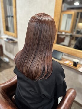レリーヘアーデザイン(lelie hair design) 【lelie keiko】pink brown