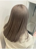 ミルクティーグレージュカラーブリーチダブルカラーハイトーン