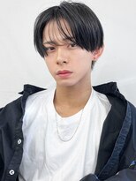 ソアメンズ 渋谷(soar men's)&nbsp;韓国◎小顔マッシュシースルーバング黒髪ショート