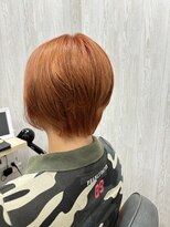テーラヘアー 袖ヶ浦2号店(TELA HAIR) すっきりショート×オレンジカラー