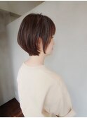 30代40代50代おすすめ　ナチュラルくびれショートボブ