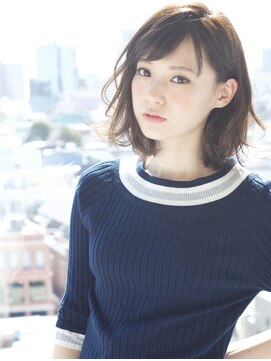 サンド 銀座(sand) new open sand銀座　バングが可愛い耳かけボブ