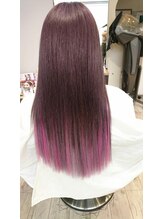 ヘアーバンブー(Hair Banbu) 原色グラデーション（ピンク）