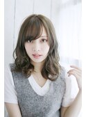 【Loa mio】ミディアム透け感カール【30代/40代/50代/60代】