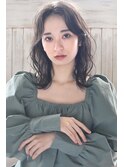 LuTa吉祥寺☆オリーブグレージュ×セミウェットウェーブ