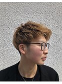 ツーブロックアップバンクスタイル