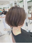 丸みショートカット