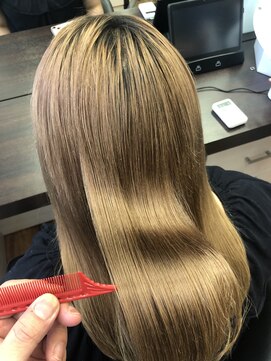 フレンズ 環状通東店(friend's) 驚きの艶と手触り♪ノンダメージ髪質整形 7